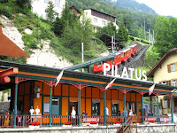 Cog railway terminaus at Alpnachstad