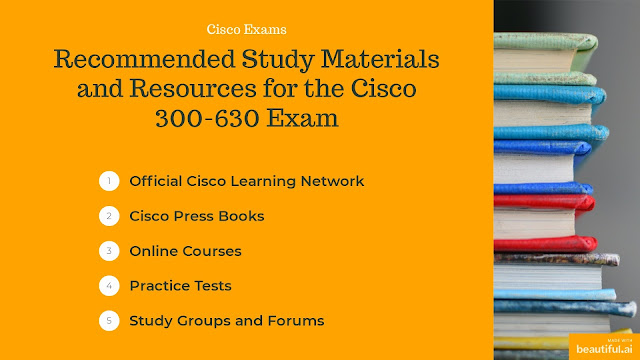 Cisco 300-630 Exam Tips