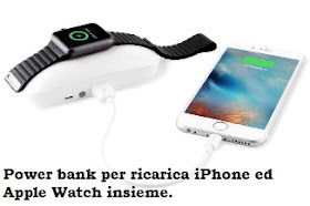 Ricarica iPhone ed Apple Watch Insieme