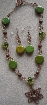Copper and Green Stone