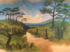 Torrey Pines, Torrey Pines art, Torrey Pines painting, Torrey Pines mural, Portland Muralist