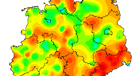 Deutschlandkarte Grippe