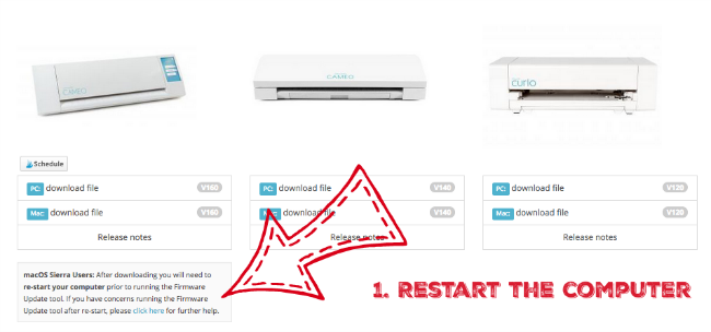 Silhouette CAMEO 3 firmware help and troubleshooting, MAC OS Sierra MAC OS Sierra MAC El Capitan