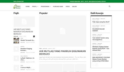 Website Yayasan Daarul Hidayah Sukoharjo