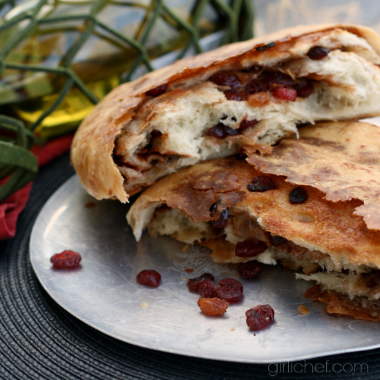 Bacon Fat Spice Loaf (variation on a Lardy Cake)