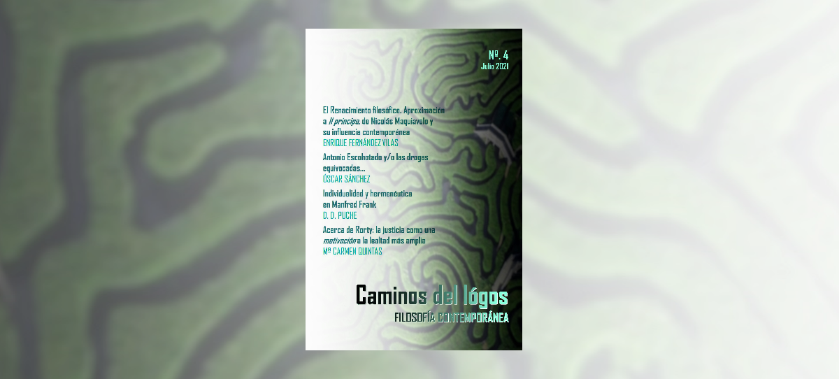 Caminos del lógos | Revista de filosofía y humanidades | N.º 4.