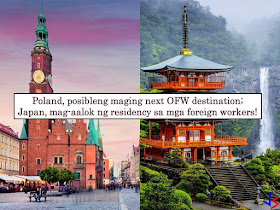 Due to a labor shortage, Poland is currently considering hiring Filipino workers. Right now, it is reported that Poland is forging an agreement with Philippines authorities so that Filipino workers may able to work in the said European country. According to Deputy Labor Minister Stanislaw Szwed, they are hoping to have an agreement with the Philippines by September this year. The country is particularly looking to attract qualified workers in the Information Technology (IT), medical and construction sectors. According to some analyst, the country will be short for at least four million workers by 2030 and this is already hurting the economy. The labor shortage in Poland is due to the continued emigration of its own workforce to other European Countries.   He added that Poland and the Philippines shared many cultural values because both are Roman Catholic Countries. Currently, Poland depends on its neighbor Ukraine to fill the gap in the employment.  Meanwhile, Japan is also facing a labor shortage and plans to accept more foreign workers to lessen the effect on the economy. Aside from this, the country is considering a major policy change for its non-Japanese workers. With this Prime Minister, Shinzo Abe instructed Cabinet ministers to make amendments for Japan to accept more foreign workers by offering a new residential status starting April next year.   Currently, only foreign nationals working in the sector of education, business management, law and health care are the only one given with residential status.  As of October 2017, foreign workers in Japan reached 1.28 million. China takes the largest part or about 30 percent followed by Vietnam, Philippines, and Brazil.