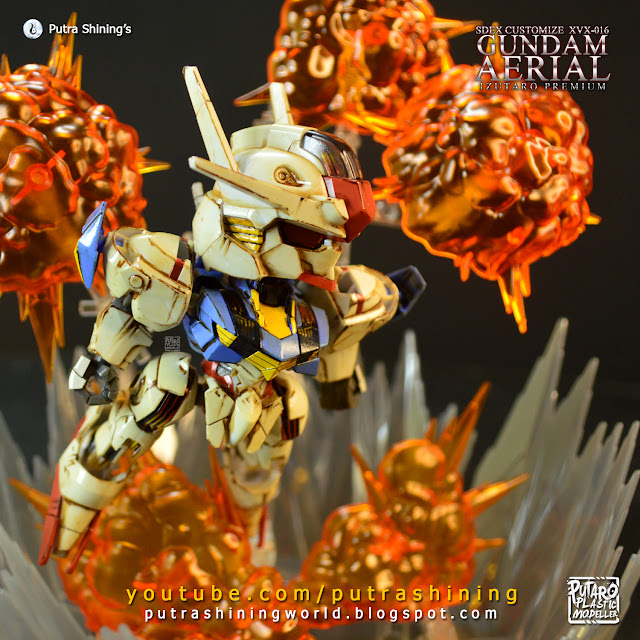 Customize Weathering SDEX Gundam Aerial by Putra Shining