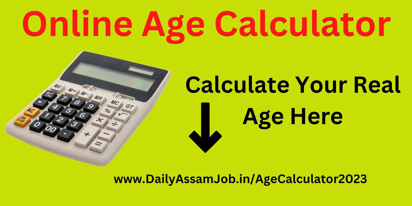 Online Age Calculator 2023