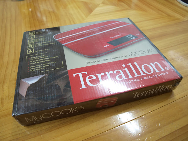 法國 Terraillon My Cook 15 耐壓玻璃板料理電子秤 外盒