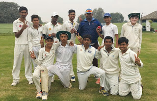 आदित्या के आतिशी नाबाद 286 रनो से महाराज उमेद सिंह क्रिकेट अकादमी विजयी
