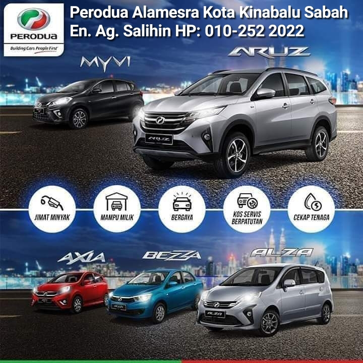 Dealer Perodua Alamesra Kota Kinabalu Sabah Sales: Senarai 