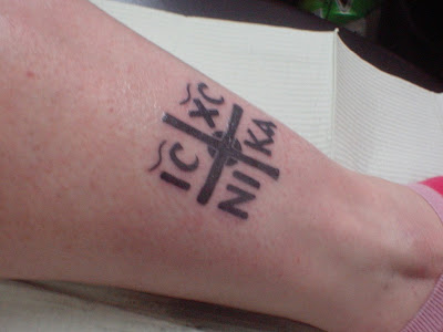 nika text tattoo Nika [Source]. If you like this tattoo picture,