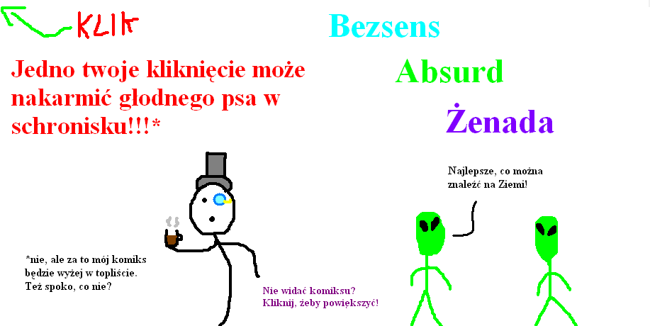 Bezsens absurd żenada