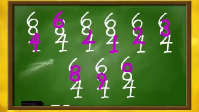 Answers the question: How many numbers are there in this picture? Fun Prize 19 (Funny cartoons school) helps your child increase IQ