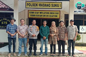 Giat Polsek Madang Suku I menerima Kunjungan Kerja PPK Kecamatan Belitang Madang Raya  