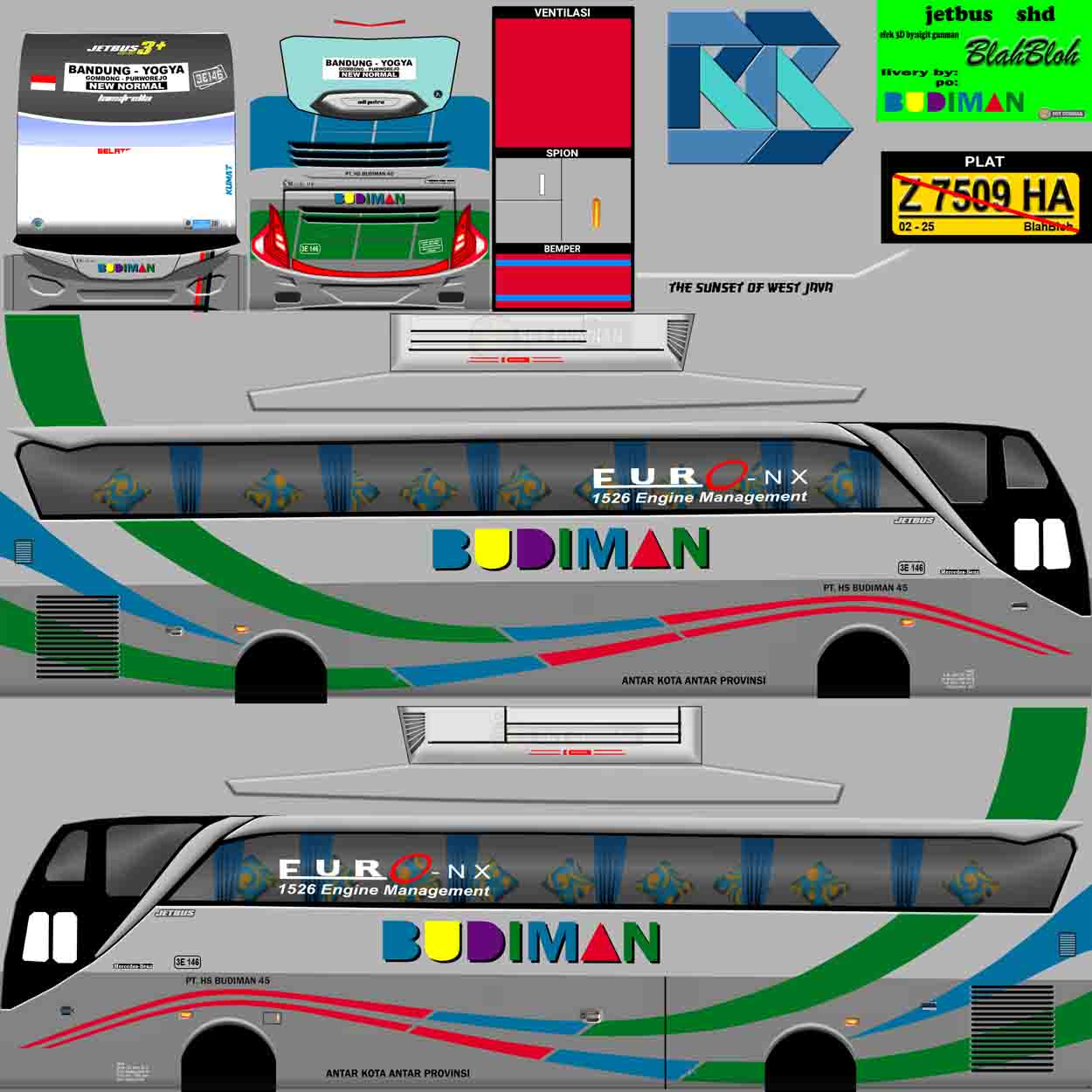 livery bussid budiman