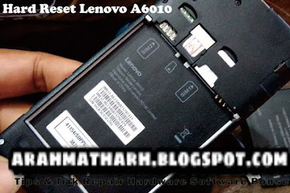 Nih Hard Reset Android Lenovo A6010 Via Recovery Mode
