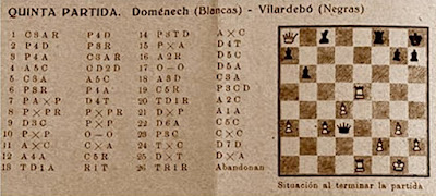 5ª partida del match Domènech-Vilardebó