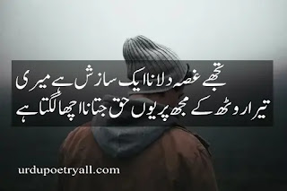 Gusa Poetry in Urdu