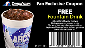 Free Fountain Soda At Thorntons 