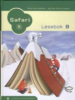 Forsiden til leseboken Safari, som diktet mitt ble utgitt i!