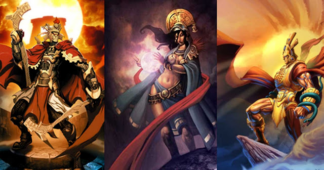 Виракочи — три верховных божества религии инков