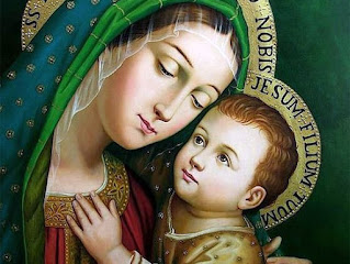 Feast day of our lady of good counsel April 26, miraculous fresco, blessed Virgin Mary