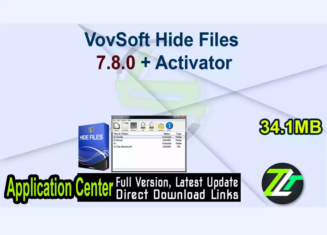 VovSoft Hide Files 7.8.0 + Activator