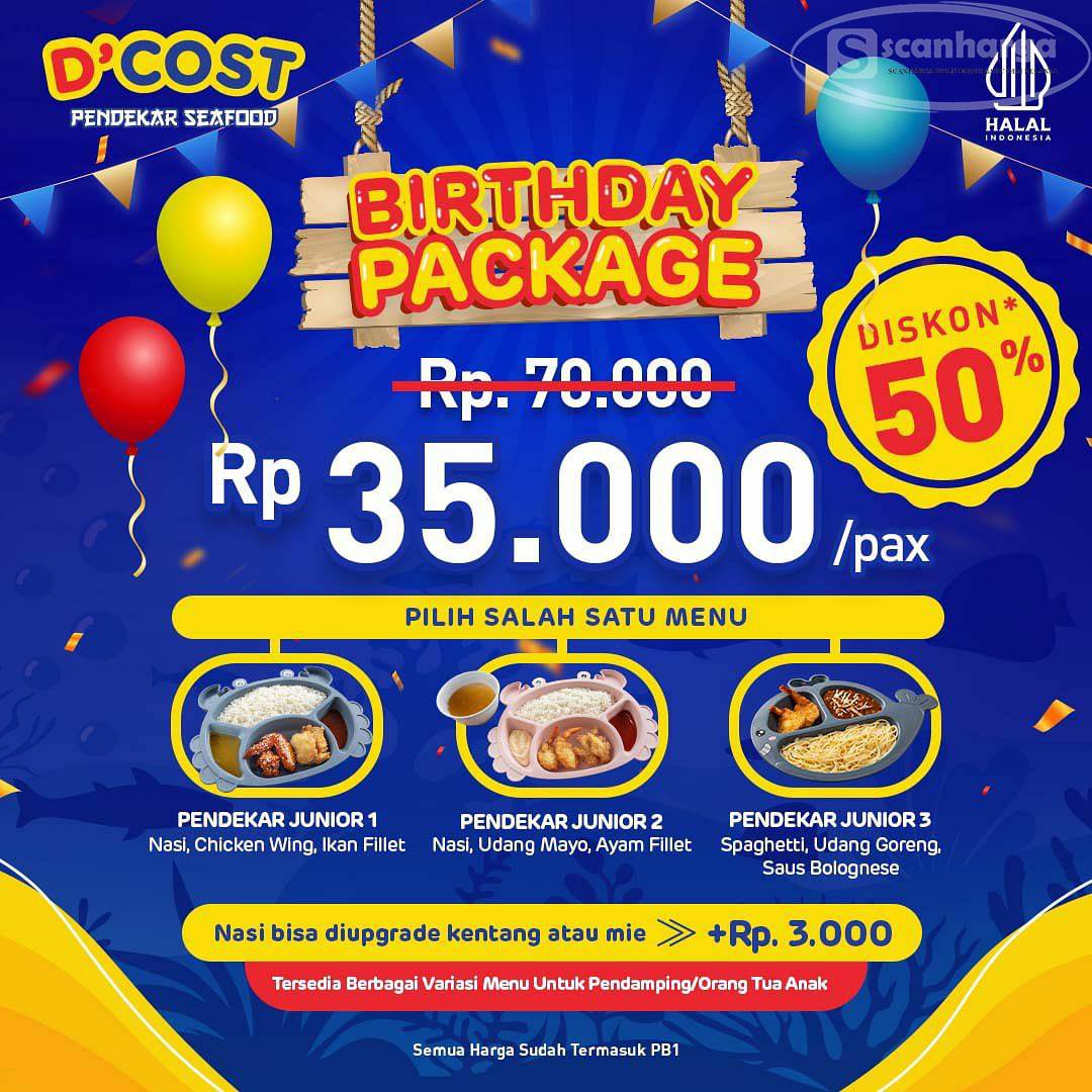 Promo DCOST BIRTHDAY – Diskon Paket hingga 50%