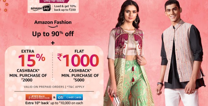 Grab upto 90%off on Amazon Fashion- check here