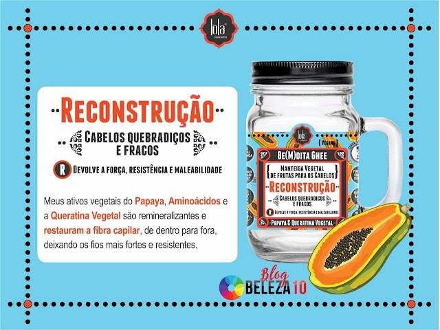  Bemdita Ghee Reconstrução Lola Cosmetics - Beleza 10