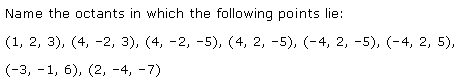 Solutions Class 11 Maths Chapter-12 (Introduction to three Dimensional Geometry)