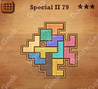 Cheats, Solutions, Walkthrough for Wood Block Puzzle Special II Level 79