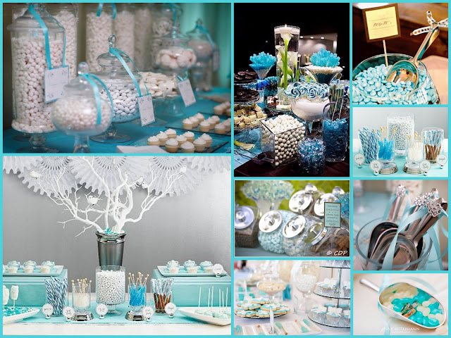 tiffany blue and gold weddings