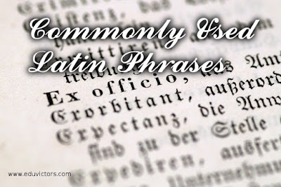 English Grammar - Commonly Used Latin Phrases You Must Know (#cbsenotes)