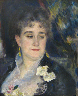 First Portrait of Madame Georges Charpeitier, 1876-77