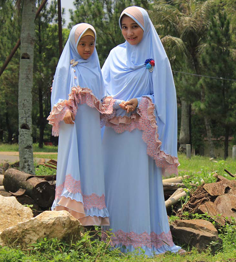 gamis syari ibu dan anak