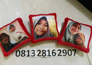 bantal foto ukuran 40x40