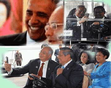 Kemain Lagi Bila Najib Dan Obama Brselfie