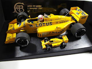 kyosho minichamps honda 99t lotus formula one f1 satoru nakajima