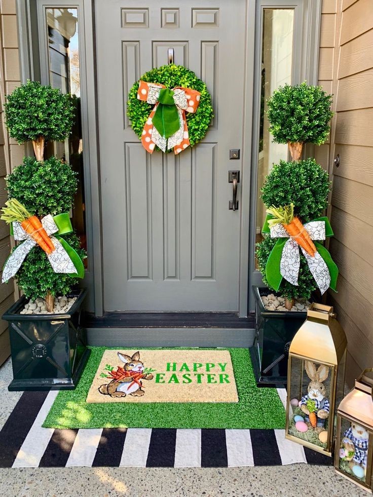 Easter/spring decoration ideas for front porch