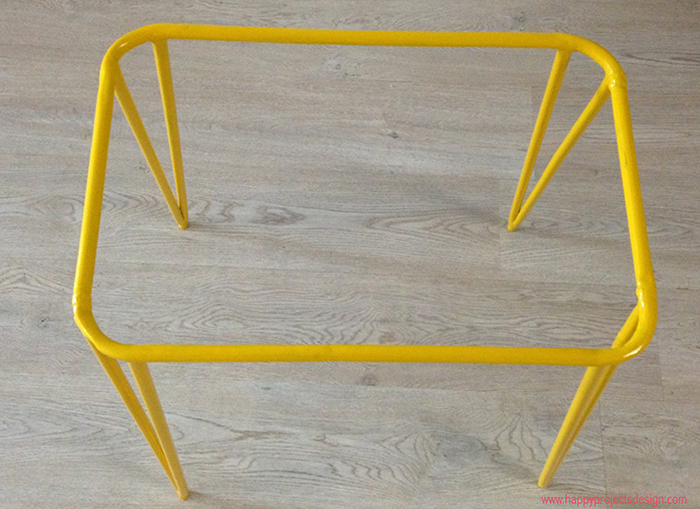 yellow hairpin legs upcycling