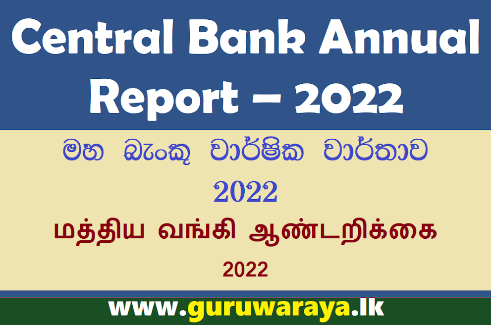 Central Bank Annual Report - 2022