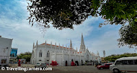 The Santhome Cathedral Basilica is a historic and iconic landmark in Chennai, Tamil Nadu. The cathedral is one of the oldest Christian buildings in India and is considered a significant religious site in the country.