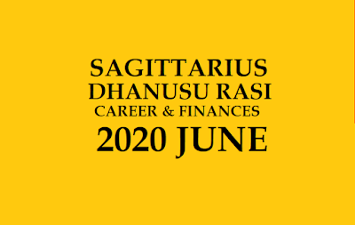 2020 June Dhanusu Rasi Phalalu