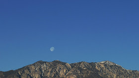 Morning Moon setting over San Jacinto Peak