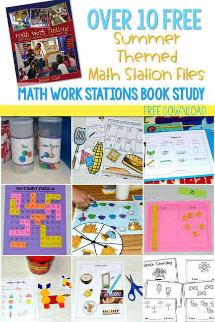 FREE Math Centers for Kindergarten