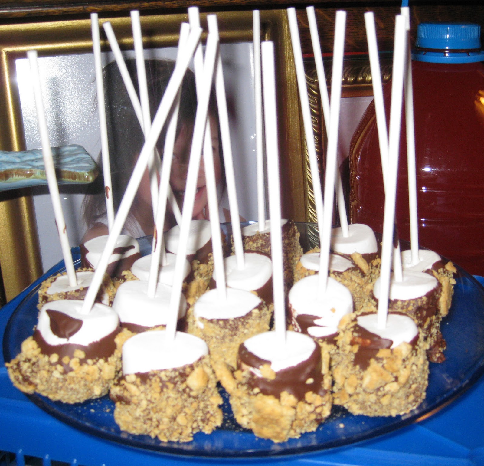 Red and Blue Candy Buffet