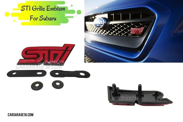 STI Grille Emblem For Subaru